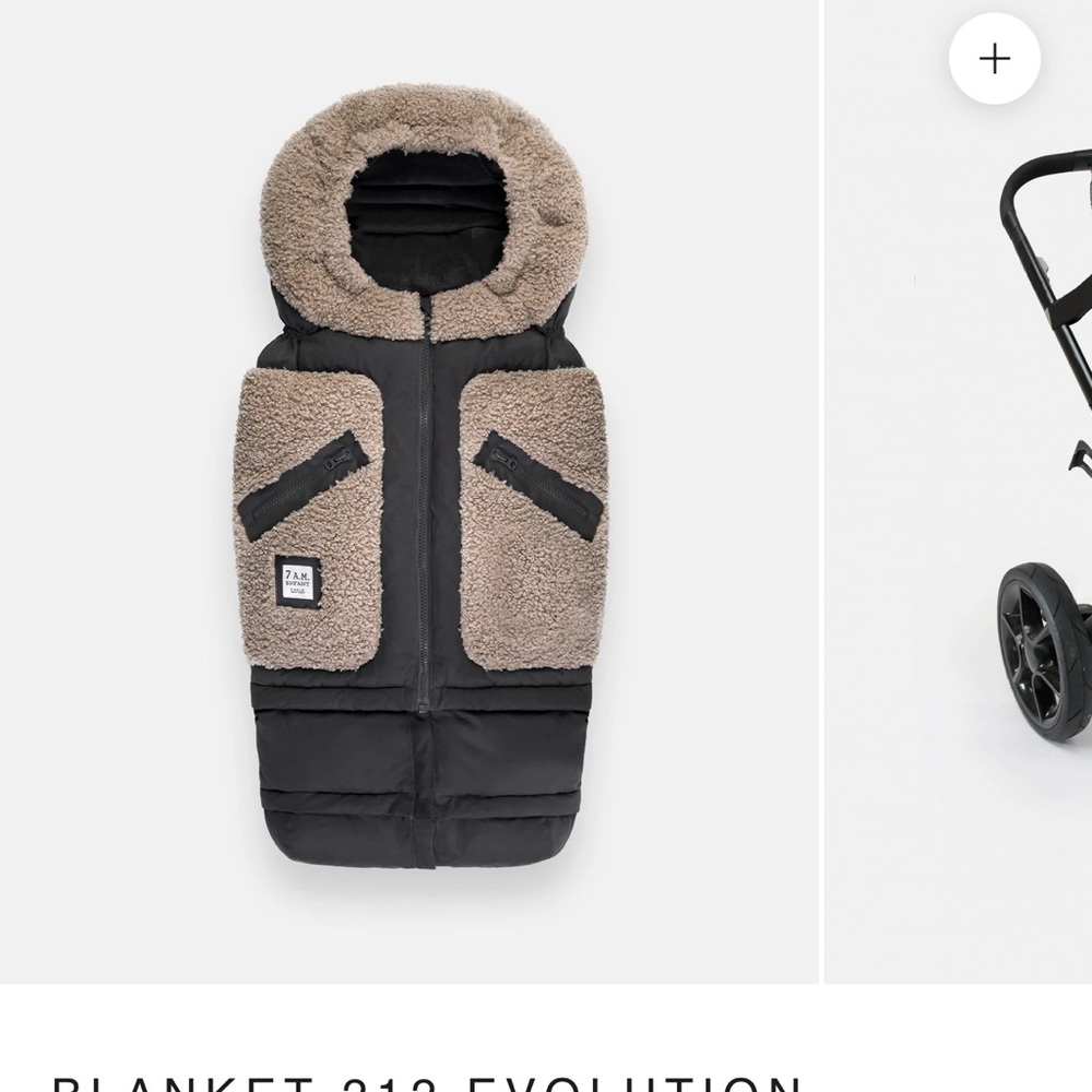 Like New 7am Enfant stroller blanket